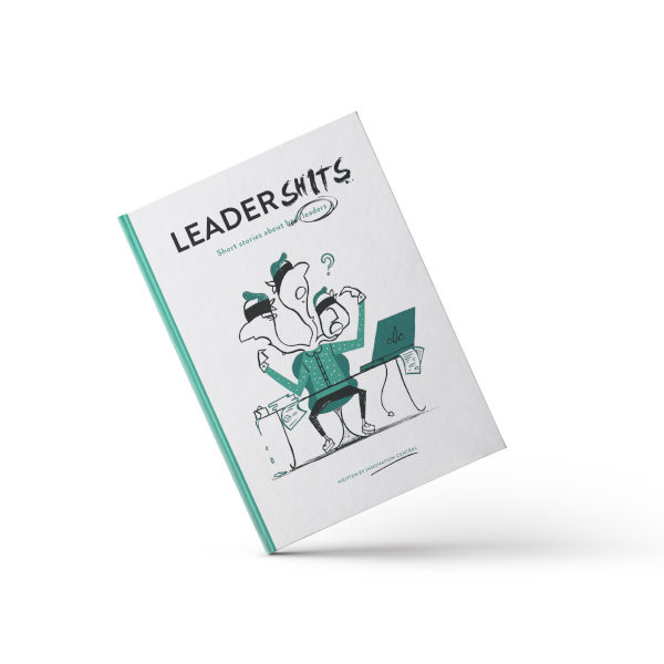 Image of leadershits book cover. Leadershits provides lessons in bad leadership.